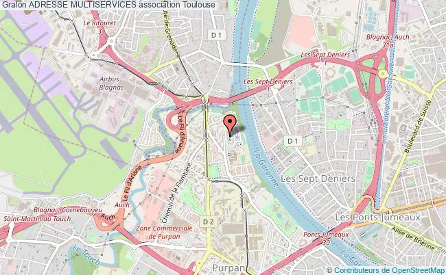 plan association Adresse Multiservices Toulouse