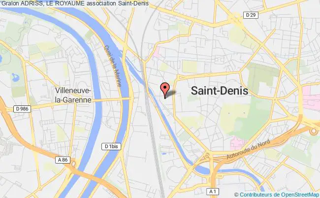 plan association Adriss, Le Royaume Saint-Denis