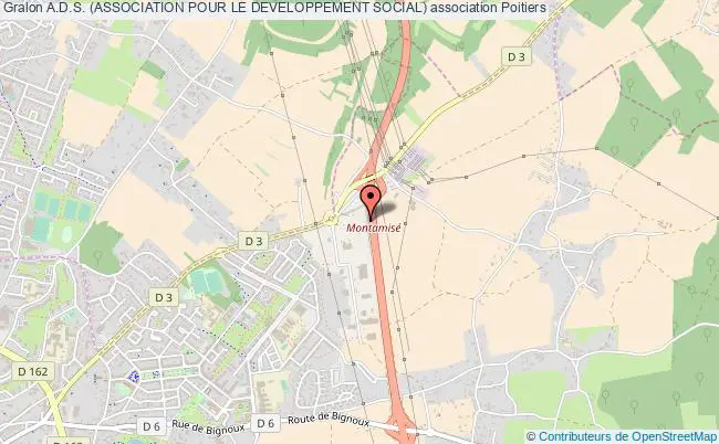 plan association A.d.s. (association Pour Le Developpement Social) Poitiers