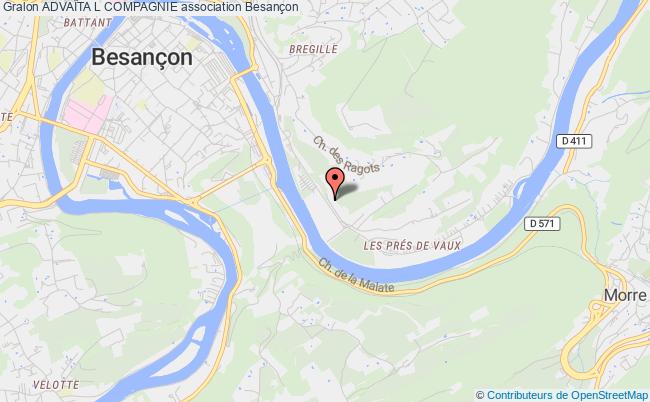 plan association AdvaÏta L Compagnie Besançon
