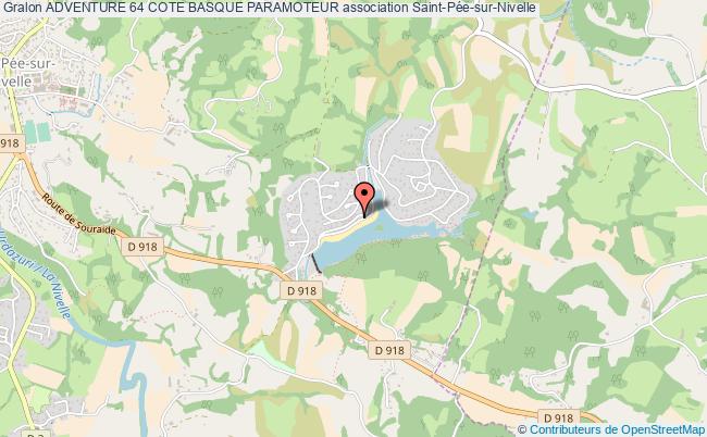 plan association Adventure 64 Cote Basque Paramoteur Saint-Pée-sur-Nivelle