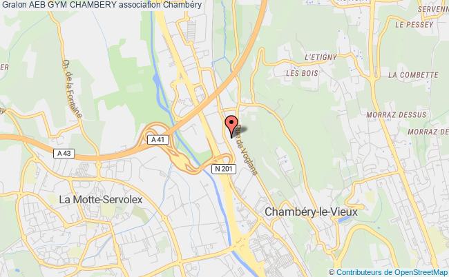 plan association Aeb Gym Chambery Chambéry
