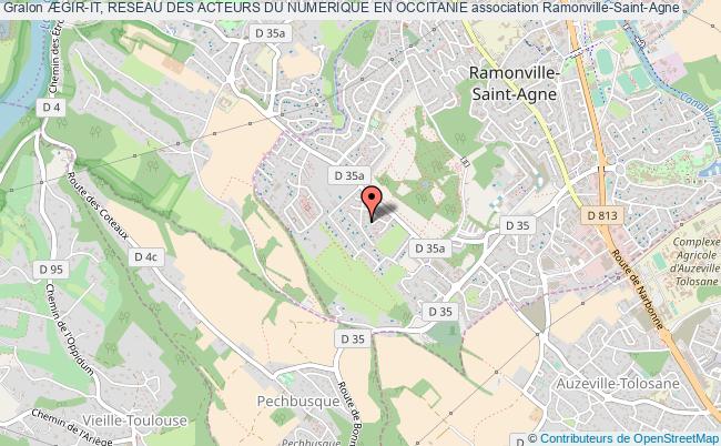 plan association Ægir-it, Reseau Des Acteurs Du Numerique En Occitanie Ramonville-Saint-Agne