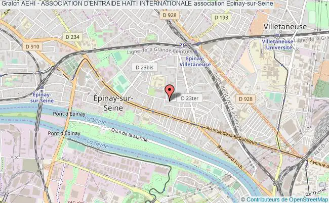 plan association Aehi - Association D'entraide HaÏti Internationale Épinay-sur-Seine