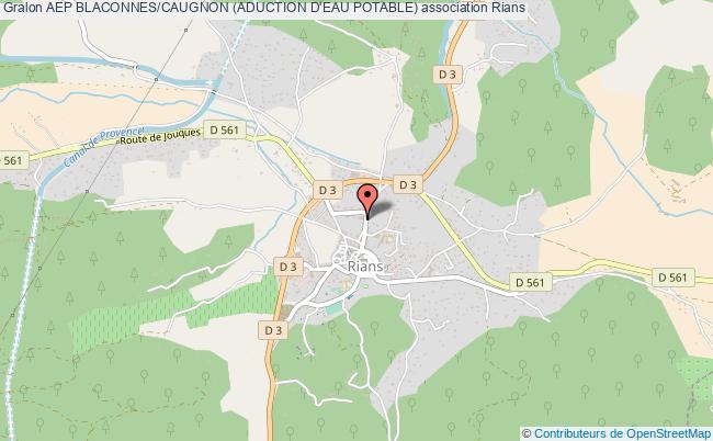 AEP BLACONNES/CAUGNON (ADUCTION D'EAU POTABLE)