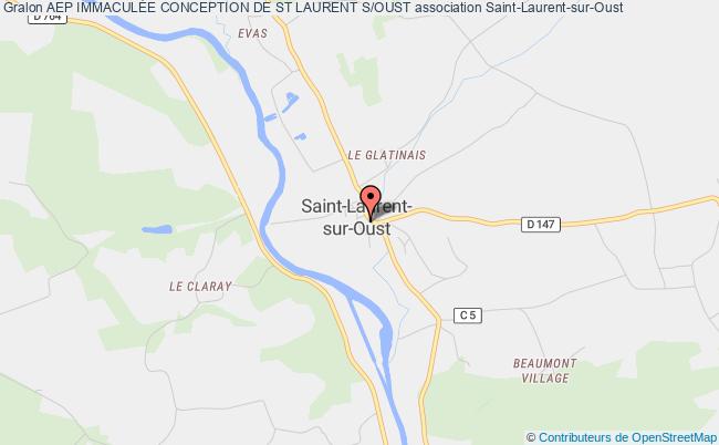 plan association Aep ImmaculÉe Conception De St Laurent S/oust Saint-Laurent-sur-Oust