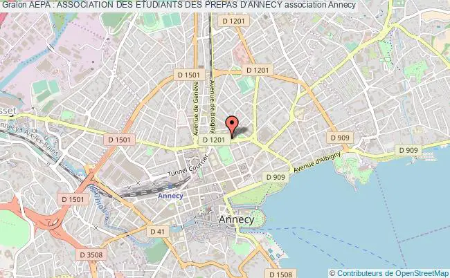 plan association Aepa : Association Des Etudiants Des Prepas D'annecy Annecy