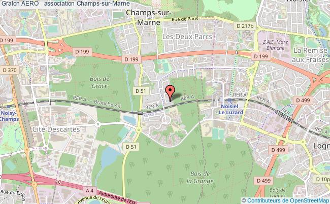 plan association Aero + Champs-sur-Marne