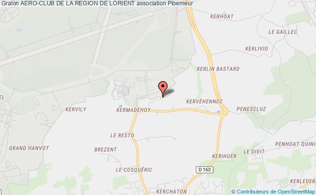 plan association Aero-club De La Region De Lorient Ploemeur