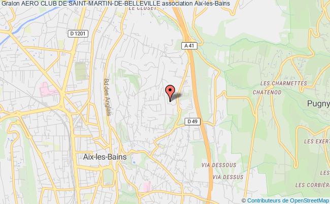 plan association Aero Club De Saint-martin-de-belleville Aix-les-Bains