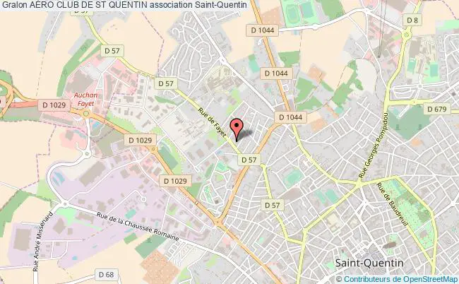 plan association AÉro Club De St Quentin Saint-Quentin