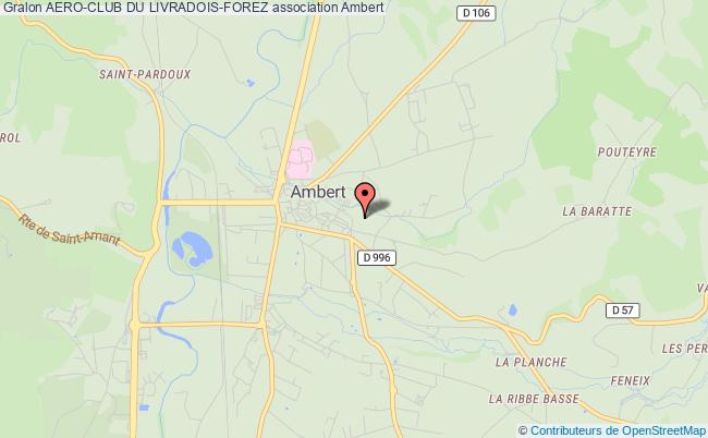 plan association Aero-club Du Livradois-forez AMBERT