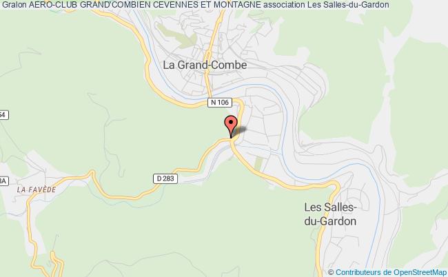 plan association Aero-club Grand'combien Cevennes Et Montagne Les Salles-du-Gardon