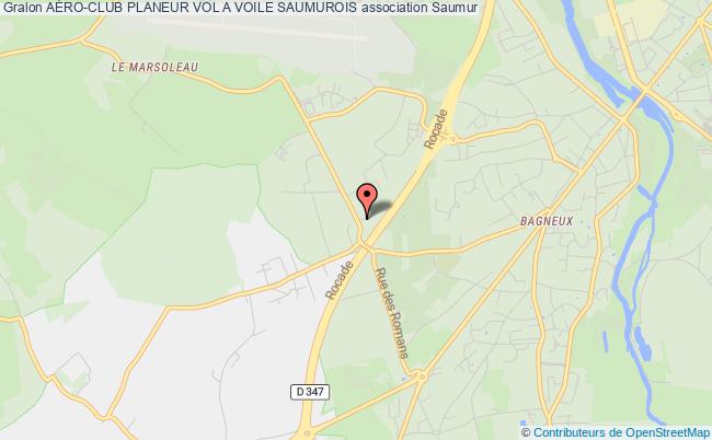 plan association AÉro-club Planeur Vol A Voile Saumurois Saumur