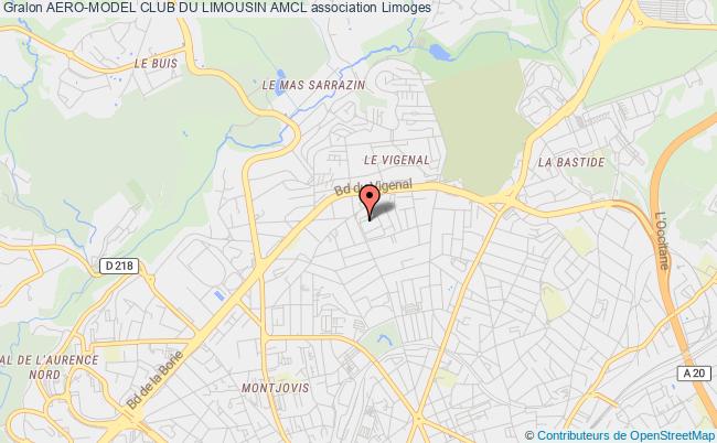 plan association Aero-model Club Du Limousin Amcl Limoges