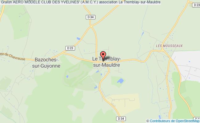 plan association Aero Modele Club Des Yvelines' (a.m.c.y.) Tremblay-sur-Mauldre