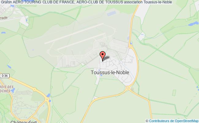 plan association Aero Touring Club De France, Aero-club De Toussus Toussus-le-Noble