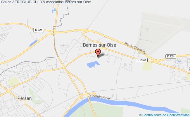 plan association Aeroclub Du Lys Bernes-sur-Oise