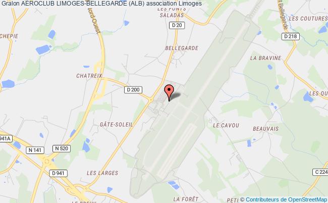 plan association AÉroclub Limoges-bellegarde (alb) Limoges