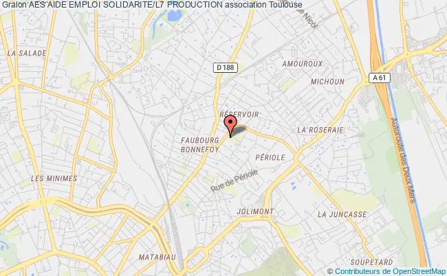plan association Aes Aide Emploi Solidarite/l7 Production Toulouse