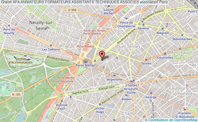 plan association Afa Animateurs Formateurs Assistants Techniques Associes Paris