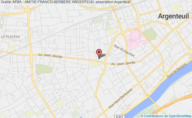 plan association Afba - Amitie Franco-berbere Argenteuil Argenteuil