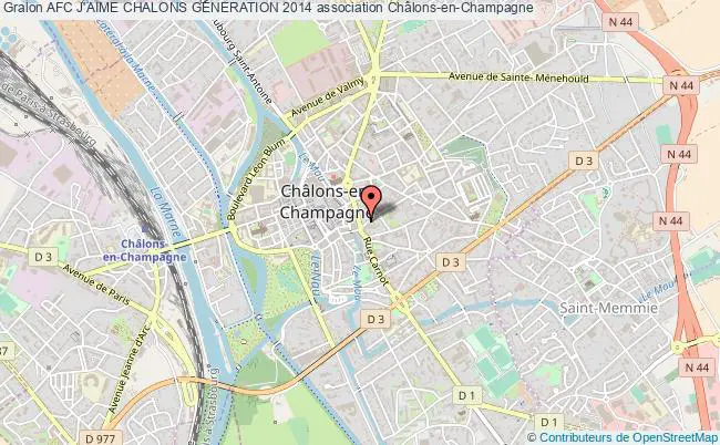 plan association Afc J'aime Chalons Generation 2014 Châlons-en-Champagne