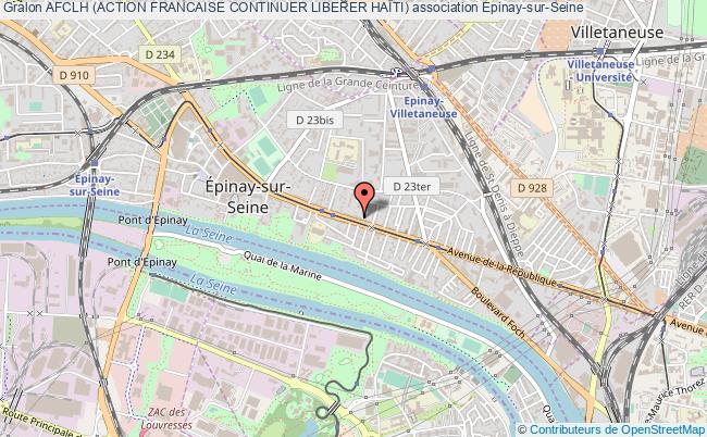 plan association Afclh (action Francaise Continuer Liberer HaÏti) Épinay-sur-Seine
