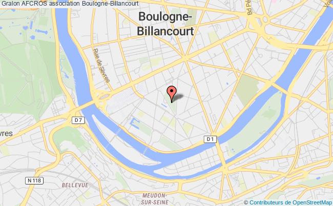 plan association Afcros Boulogne-Billancourt