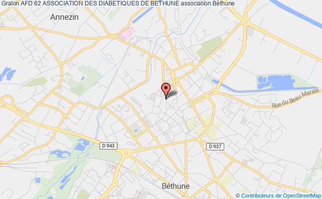 plan association Afd 62 Association Des Diabetiques De Bethune 