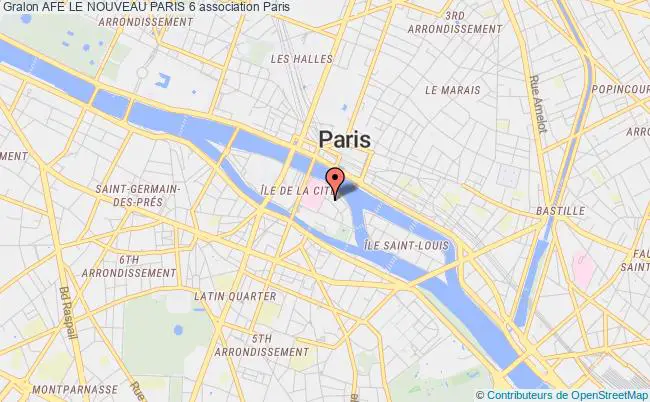 plan association Afe Le Nouveau Paris 6 Paris