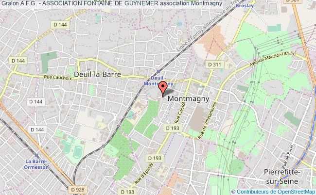 plan association A.f.g. - Association Fontaine De Guynemer Montmagny