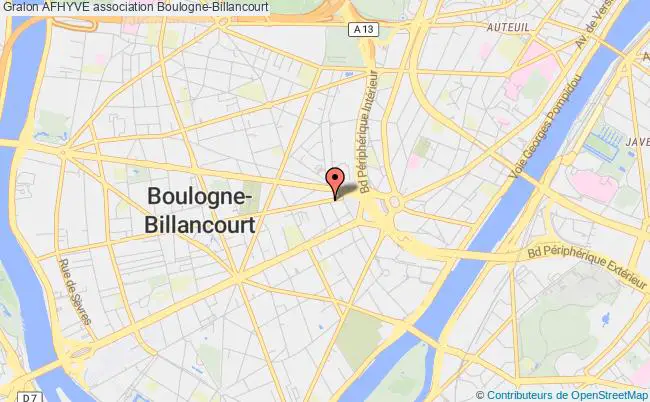 plan association Afhyve Boulogne-Billancourt