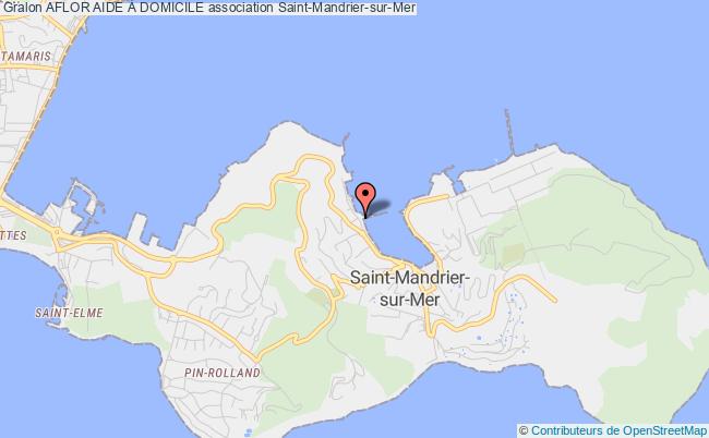 plan association Aflor Aide À Domicile Saint-Mandrier-sur-Mer