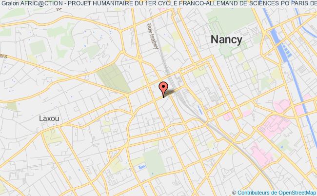plan association Afric@ction - Projet Humanitaire Du 1er Cycle Franco-allemand De Sciences Po Paris De Nancy Nancy