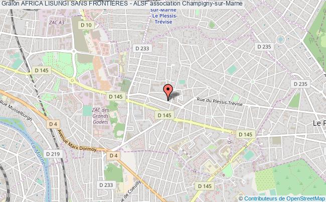plan association Africa Lisungi Sans Frontieres - Alsf Champigny-sur-Marne