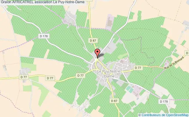 plan association Africatrel Le    Puy-Notre-Dame
