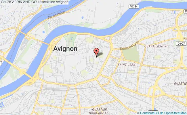 plan association Afrik And Co Avignon