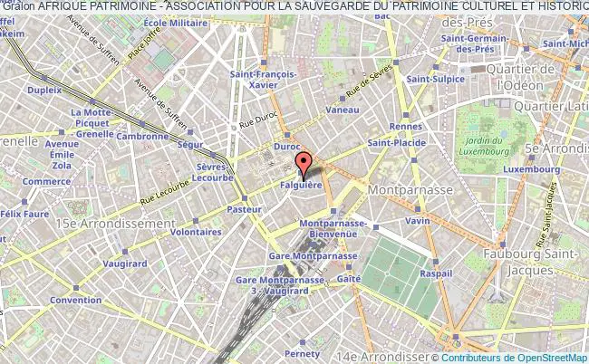 plan association Afrique Patrimoine - Association Pour La Sauvegarde Du Patrimoine Culturel Et Historique De L?afrique Paris