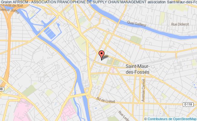 plan association Afrscm - Association Francophone De Supply Chain Management Saint-Maur-des-Fossés
