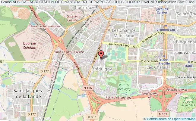 plan association Afsjca - Association De Financement De Saint-jacques Choisir L'avenir Saint-Jacques-de-la-Lande