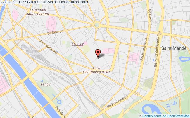 plan association After School Lubavitch Paris