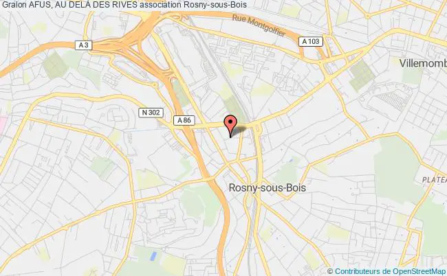 plan association Afus, Au DelÀ Des Rives Rosny-sous-Bois
