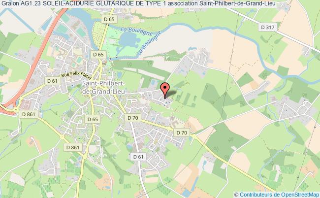 plan association Ag1.23 Soleil-acidurie Glutarique De Type 1 Saint-Philbert-de-Grand-Lieu