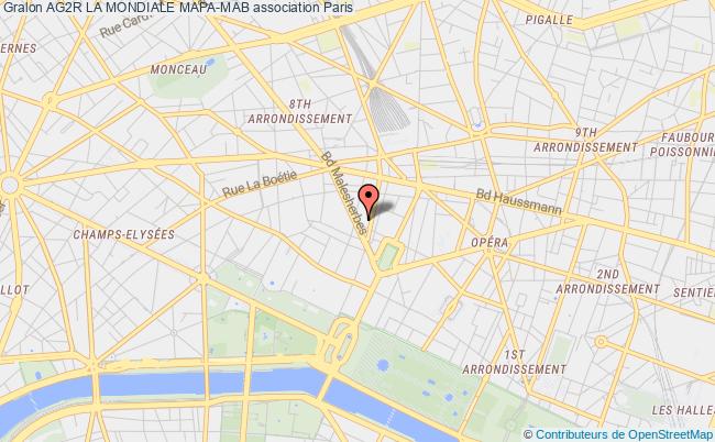plan association Ag2r La Mondiale Mapa-mab Paris
