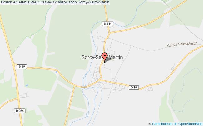 plan association Against War Convoy Sorcy-Saint-Martin