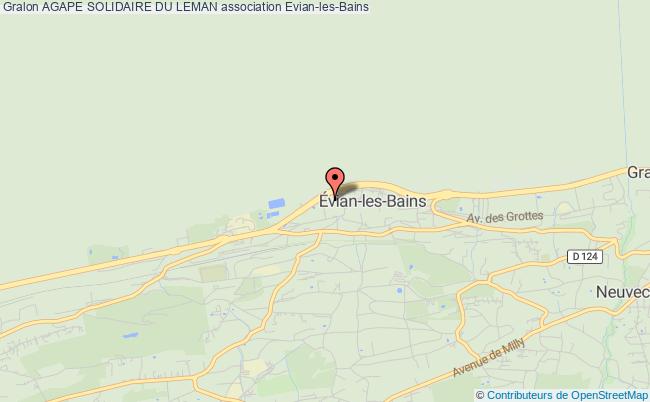 plan association Agape Solidaire Du Leman Évian-les-Bains
