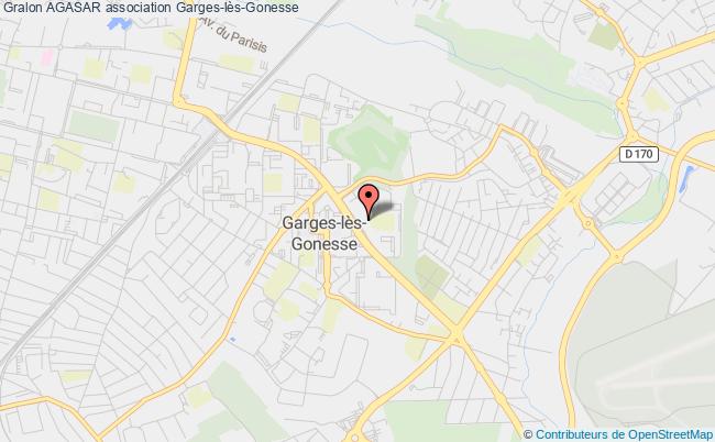 plan association Agasar Garges-lès-Gonesse