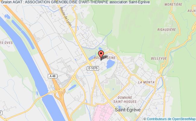 plan association Agat : Association Grenobloise D'art-therapie Saint-Égrève
