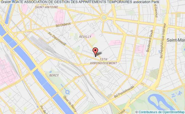 plan association Agate Association De Gestion Des Appartements Temporaires Paris